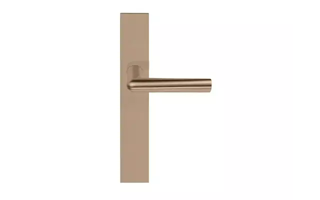 Deurkruk op schild Licht brons PVD Piet Boon Inc PBI101P236SFC
